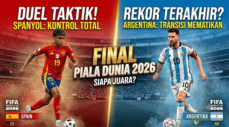 Analisis Final Piala Dunia: Strategi Spanyol vs Emosi Argentina