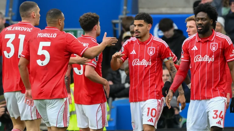 Kemenangan Pertama Nottingham Forest, Emery Bertanggung Jawab